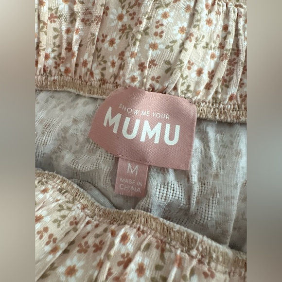 Show Me your Mumu Miley Tiered Belted Maxi Skirt Ditsy Daisy with Pockets Size M - Picture 8 of 12